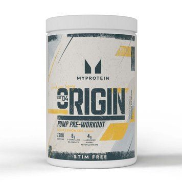 Предтренувальний комплекс Myprotein Origin Pre-Workout Stim Free 600 г. (Лимонад) 12429563 фото