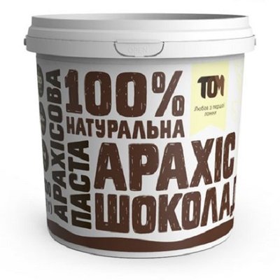 ТОМ Арахісова паста з чорним шоколадом, 1000 г. 100854 фото