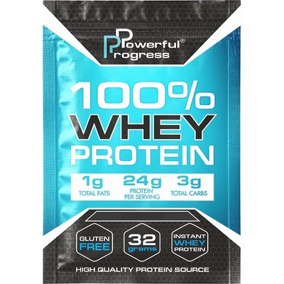 Пробник Powerful Progress 100% Whey Protein Instant, 32 г. 123375 фото