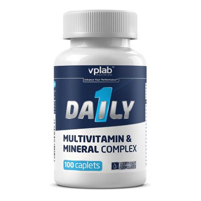 Мультивітаміни VPLab Daily 1 Multivitamin, 100 капс. 122263 фото