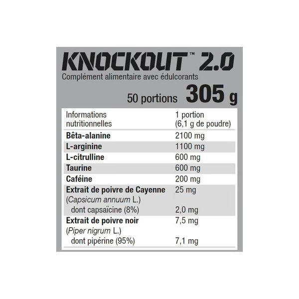 Предтреник OLIMP Knockout 2.0, 305 г. 03742 фото