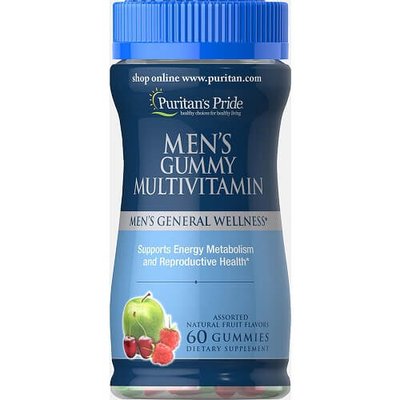 Puritan's Pride Men's Gummy Multivitamin, 60 жувальних таб. 121814 фото