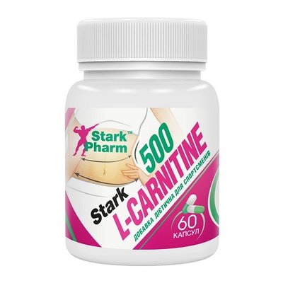 Карнітин Stark Pharm L-Carnitine 500 мг, 60 капс. 123635 фото