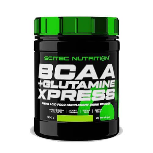 Аминокислоты Scitec Nutrition BCAA+Glutamine Xpress, 300 г. 01068 фото