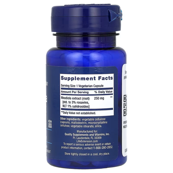 Добавка Life Extension Rhodiola Extract  250 mg 60 вег капс. 12429516  фото