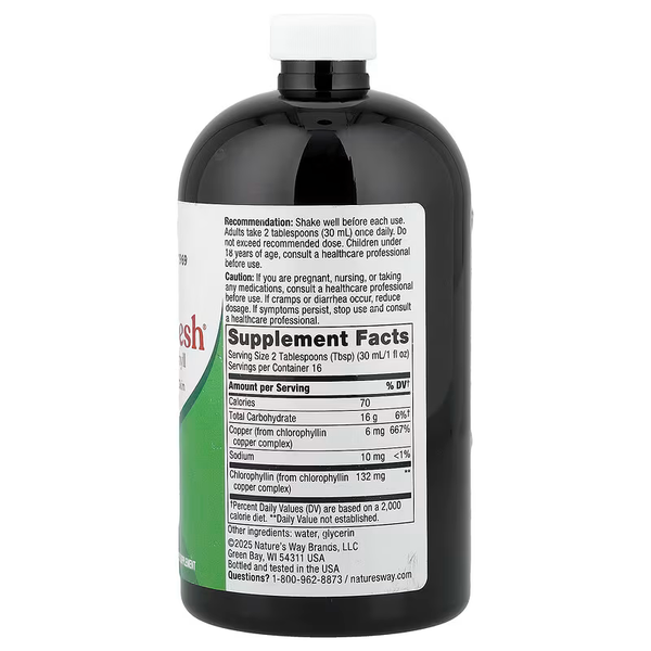 Хлорофіл Nature's Way Chlorofresh Liquid Chlorophyll 480 мл. (М'ята) 12429683 фото