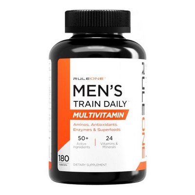 Витамины для мужчин Rule One (R1) Men Train Daily Sports multivitamin, 180 таб. 123398 фото