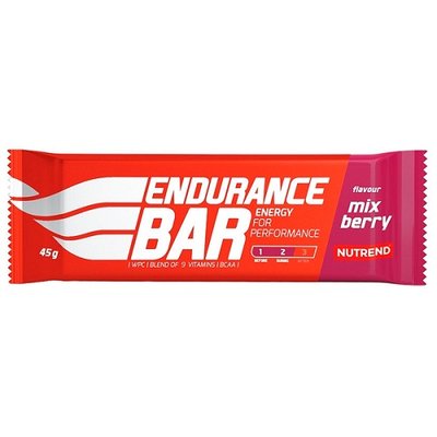 Батончик Nutrend Endurance Bar, 45 г. (Ягоди) 03156 фото
