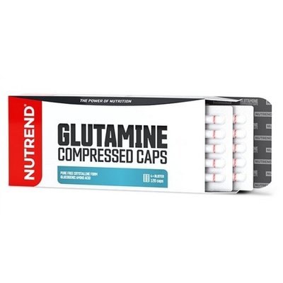 Nutrend Glutamine Compressed Caps, 120 капс. 100932 фото