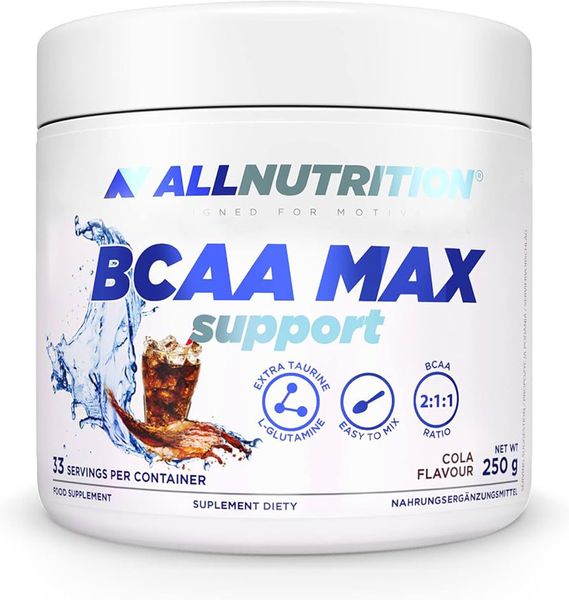 Амінокислоти All Nutrition BCAA Max Support, 250 г. 123505 фото