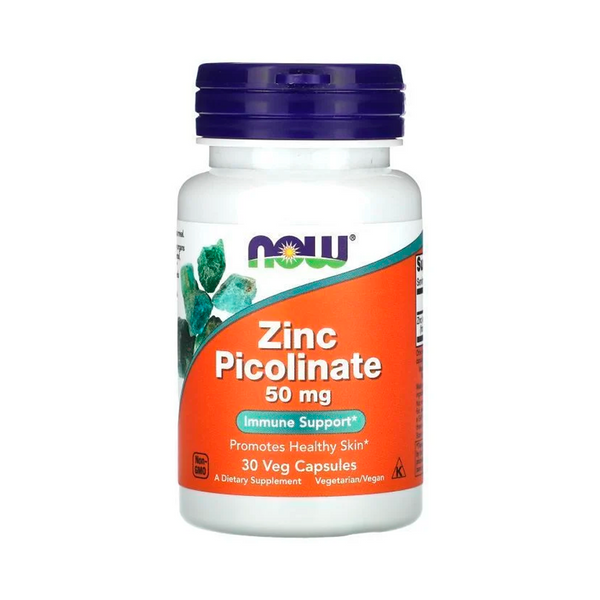 Цинк NOW Zinc Picolinate 50mg, 30 капс. 1224102 фото Цинк NOW Zinc Picolinate 50mg, 30 капс. 1224102 фото