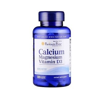 Кальцій Puritan's Pride Calcium Magnesium Vitamin D3, 120 софтгель 121304 фото