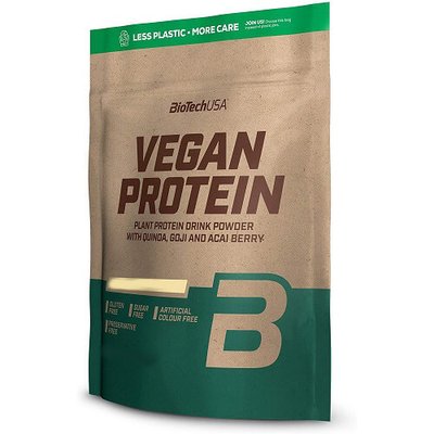 Протеїн рослинний BiotechUSA Vegan Protein, 2000 г. (Ванільне печиво) 04198 фото