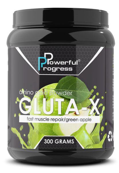 Глютамін Powerful Progress Gluta-X, 300 г. 03998 фото