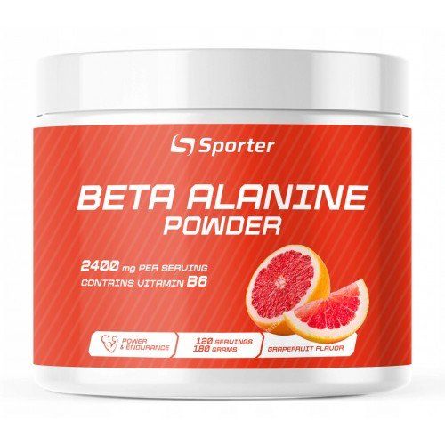 Бета-аланин Sporter Beta-Alanine powder, 180 г. 123701 фото