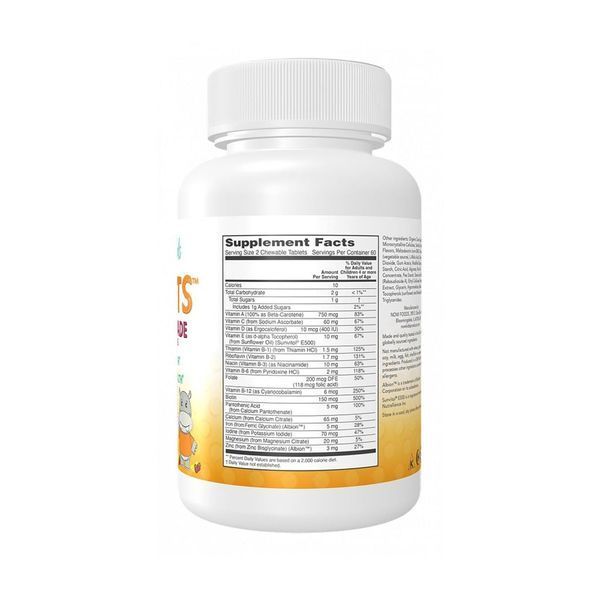 Мультивитамины NOW Kids Vitamins, 120 таб. 123390 фото