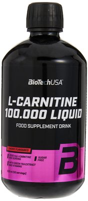 Карнитин BiotechUSA L-carnitine 100.000 Liquid, 500 мл. 00042 фото