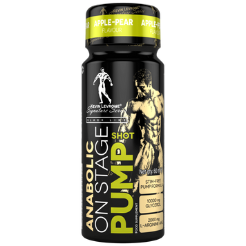 Предтренувальний комплекс Kevin Levrone Anabolic On Stage Pump (без кофеїну) 60 мл. (Яблуко-груша) 12429566  фото