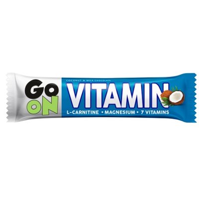 Протеиновый батончик GO ON Vitamin "bounty" + l-carnitine, 50 г. 122599 фото