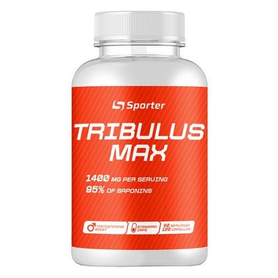 Трібулус Sporter Tribulus MAX, 120 капс. 123712 фото