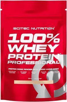 Протеин сывороточный Scitec Nutrition Whey Protein Prof, 500 г. 01322 фото