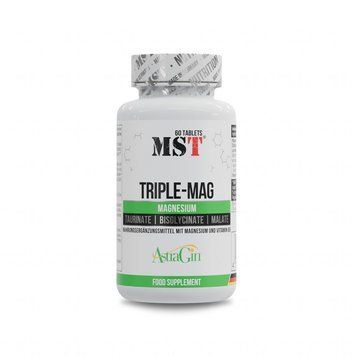 Комплекс магния MST Triple Mag 60 табл. 12429581 фото