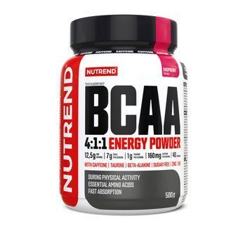 Аминокислоты Nutrend BCAA 4:1:1 Energy powder, 500 г. 04320 фото