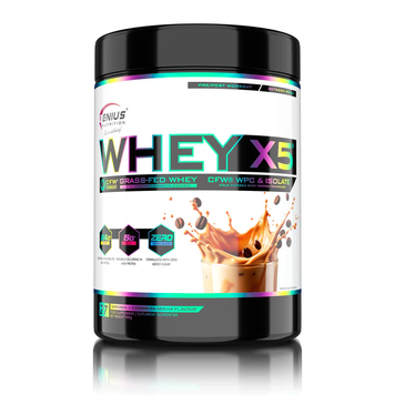 Протеїн сироватковий Genius Nutrition Whey-X5, 900 г. 123798 фото