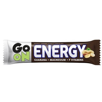 Протеїновий батончик GO ON ENERGY Bar "snickers"+ guarana, 50 г. 122572 фото