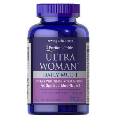 Вітаміни для жінок Puritans Pride Ultra Vita Women, 90 капс. 100725 фото