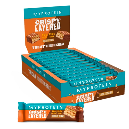 Протеїновий батончик Myprotein Crispy Layered bar, 58 г. 124170 фото