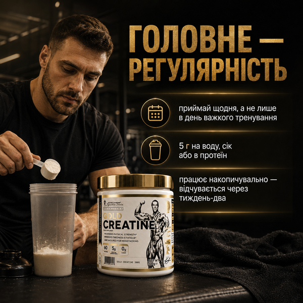 Креатин Kevin Levrone Gold Creatine, 300 г. 123461 фото