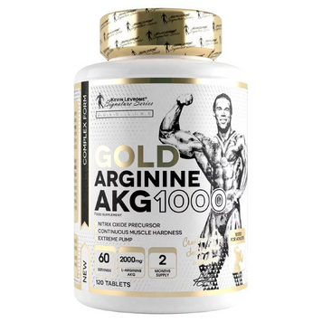 Аргінін Kevin Levrone Gold Line Gold Arginine AKG 1000, 120 табл. 124491 фото