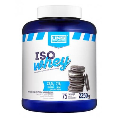 Протеїн ізолят UNS Iso Whey, 2250 г. (Молочний шоколад) 01121 фото