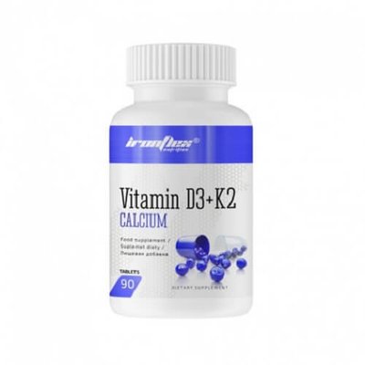 Вітамін Д IronFlex Vitamin D3 + K2 Calcium, 90 таб. 121782 фото