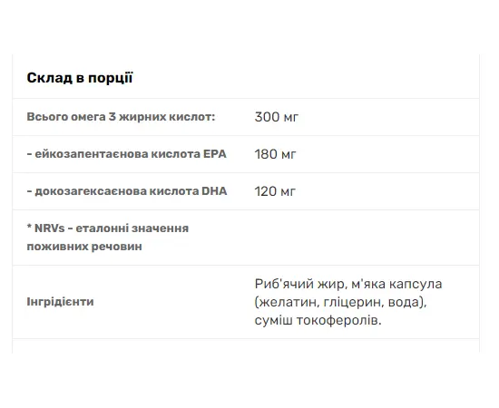 Омега MyProtein Omega 3, 1000 капс. 100917 фото