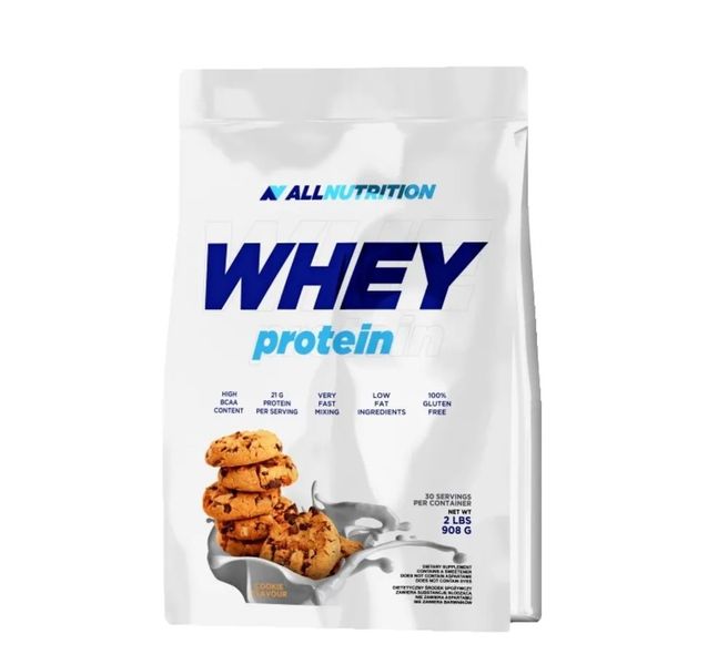 Протеин сывороточный All Nutrition Whey Protein, 908 г. 04520 фото