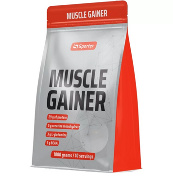 Гейнер Sporter Muscle Gainer 1000 г 12429406 фото