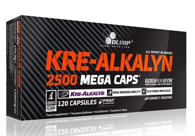 Креатин OLIMP Kre-Alkalyn 2500 Mega Caps, 120 капс. 101185 фото