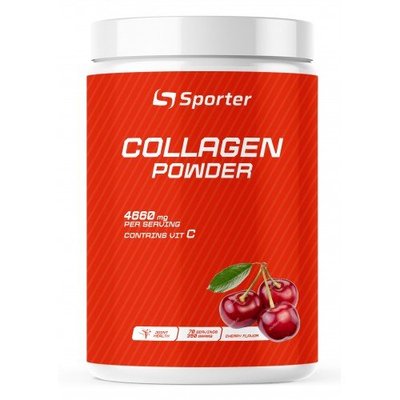 Колаген Sporter Collagen powder, 350 г. (Вишня) 04449 фото