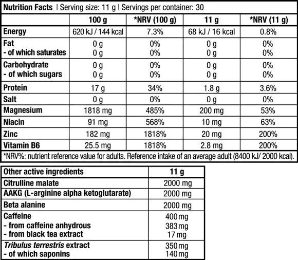 Предтрен BiotechUSA Black Blood, 330 г. 122712 фото