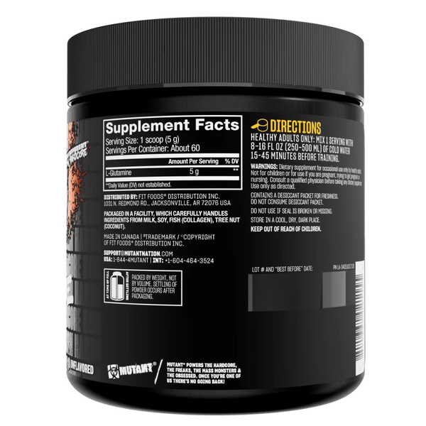 Глютамін Mutant GLUTAMINE  300 г.		 12429624 фото