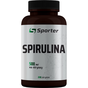 Спіруліна Sporter Spirulina  200 табл. 12429615 фото