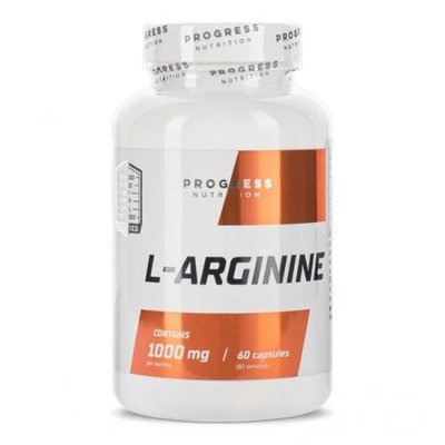 Progress Nutrition L-arginine, 60 капс. 122500 фото