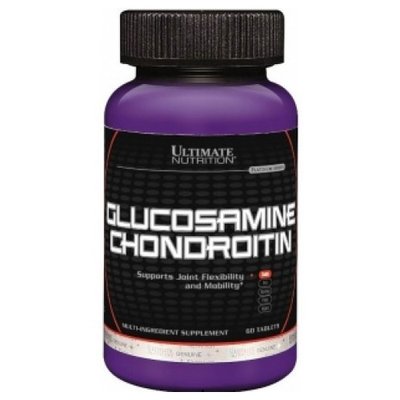 Добавка для суставов Ultimate Nutrition Glucosamine & Chondroitin, 60 таб. 100652 фото