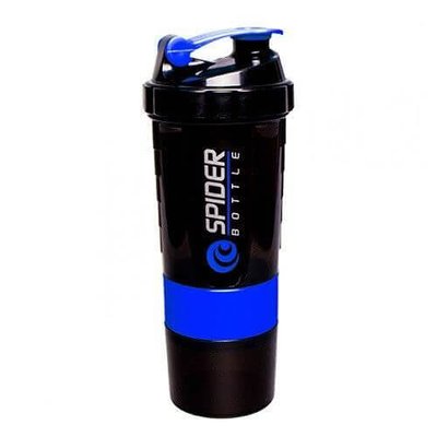 Шейкер Spider Bottle - Shaker Mini2Go, 500 мл. (Чорно-синя) 121318 фото