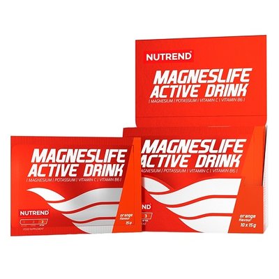 Nutrend Magneslife Active Drink, 15 г. (Апельсин) 03167 фото