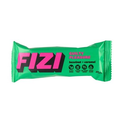 Протеїновий батончик FIZI Guilty pleasure Hazelnut+caramel, 45 г. 123882 фото