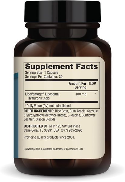 Добавка Dr. Mercola Liposomal Hyaluronic Acid 30 капс. (строки до 11.26) 12429644 фото
