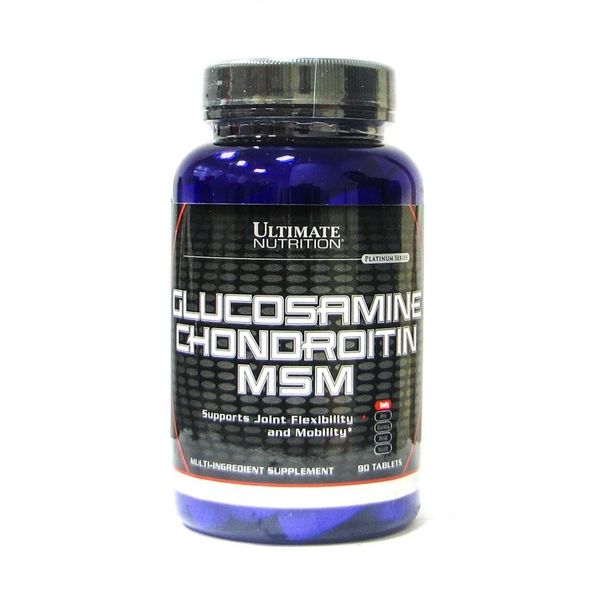 Ultimate Nutrition Glucosamine and Chondrotine And Msm, 90 таб. 100258 фото